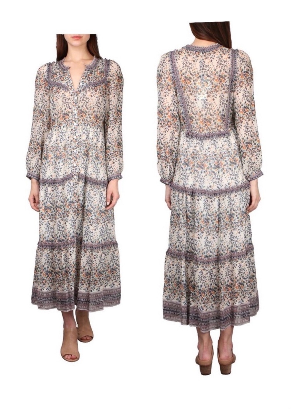 SEA New York Maya multicolor maxi dress